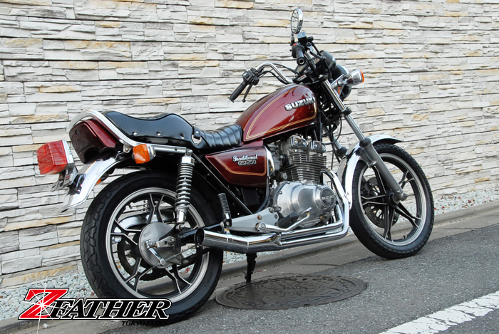 GSX250Eザリ/ゴキ/T/Lスーパーゴイスー管【ブラック】
