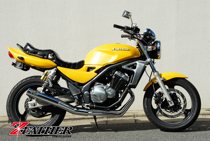 BALIUS(バリオス)2型80φ極太マフラーバズー管ブラック
