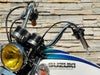 バイクハンドル　アップハンシボリ25cm