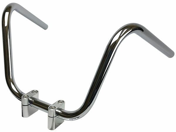 バイクハンドル　アップハンシボリ25cm