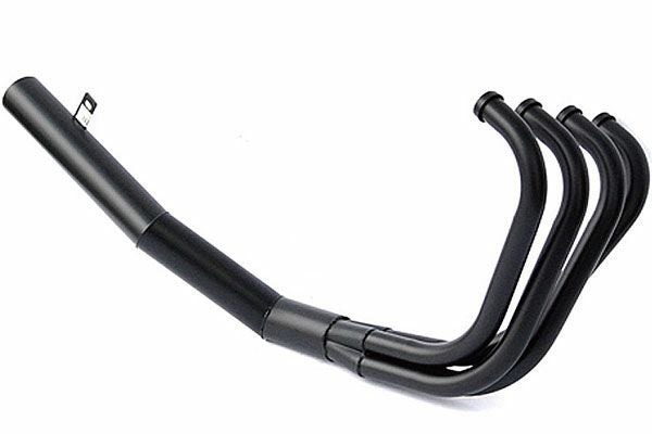 ZRX400/2イカシタショート管ZZYA管(ジーヤ管)ブラック
