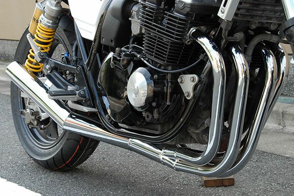 【取引決定】ヤマハ　xjr４００　ｄｊショート管 XJR400 4HM エルサウンド ショート管 ブラック マフラー