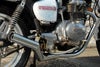 ホーク2　250/400ccイカシタショート管ZZYA管(ジーヤ管)メッキ