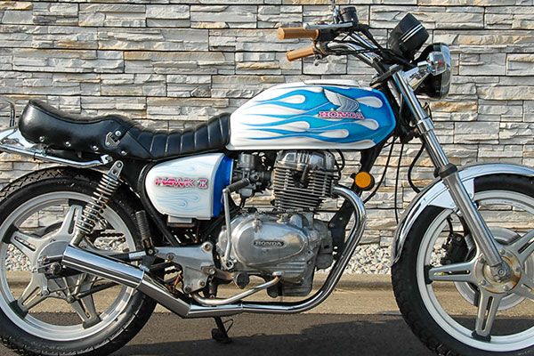 ホーク2　250/400ccイカシタショート管ZZYA管(ジーヤ管)メッキ