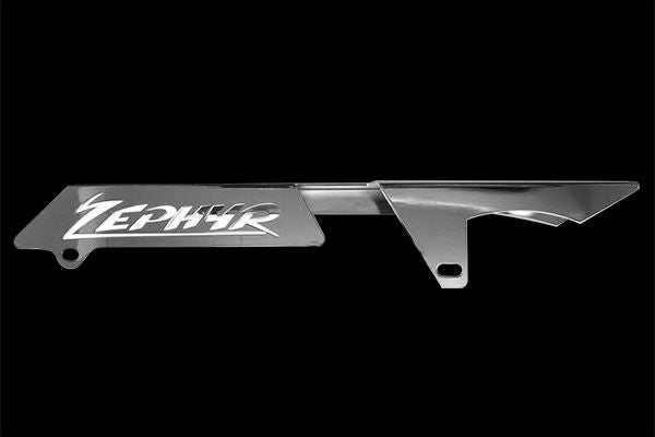 ゼファー400/χ切り文字メッキチェーンケース | 旧車バイクカスタム