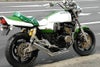  GSX400インパルス80φ極太マフラーバズー管メッキ
