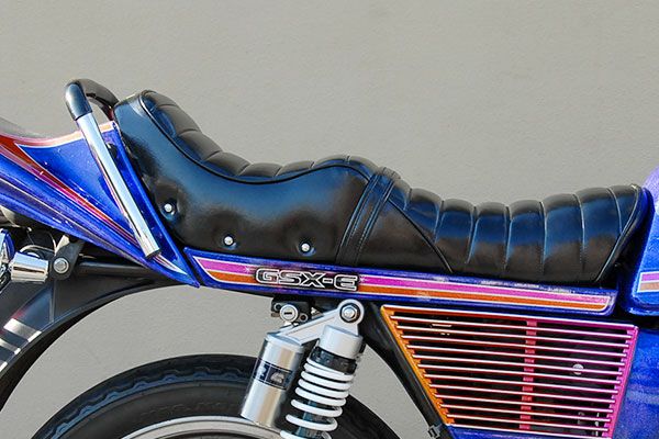 GSX250/400Eザリ用極太メッキゴム巻タンデムバー