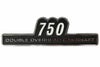Z2タイプ750サイドカバーエンブレム(白/メッキ)