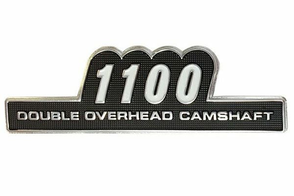 Z1タイプ1100サイドカバーエンブレム(白/メッキ)