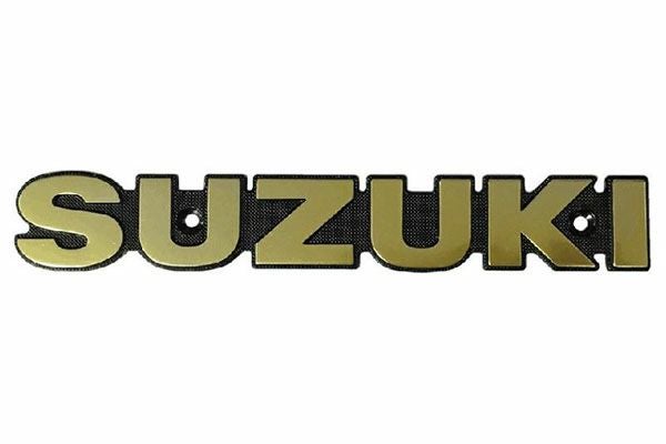 SUZUKIタンクエンブレム(ゴールド) | 旧車バイクカスタムパーツの