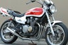 ゼファー400/χイカシタショート管ZZYA管(ジーヤ管)メッキ