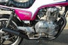 ホーク3/N　250/400ccイカシタショート管ZZYA管(ジーヤ管)ブラック