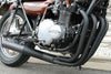 Z1/Z2/Z750FKZ900/機械曲げ80φ極太マフラーバズー管ブラック