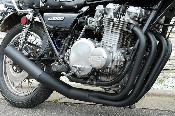 KZ1000マフラー最終値下げ Z/KZ 機械曲げ80φ極太マフラー バズー管 | 旧車バイクカスタムパーツの