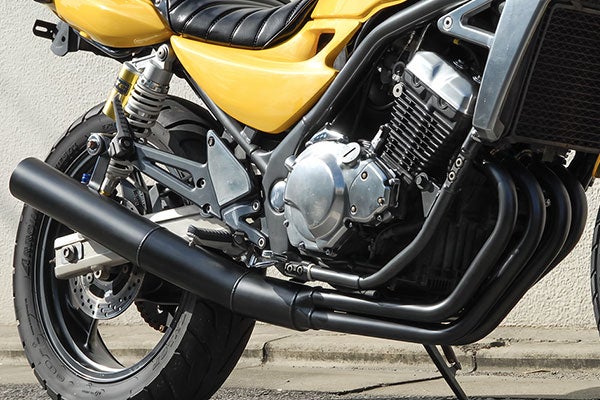BALIUS(バリオス)2型80φ極太マフラーバズー管ブラック