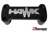 旧車ロゴ入りハンドルクランプHAWK/ホーク/ブラック