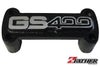 旧車ロゴ入りハンドルクランプGS400/ブラック