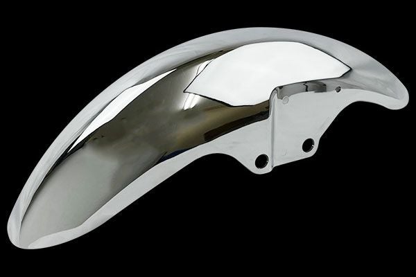 ゼファー400/χ純正タイプメッキフロントフェンダー(ABS樹脂)