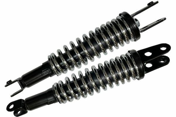 ホーク用リアサスSTDブラックボディーｘメッキスプリング