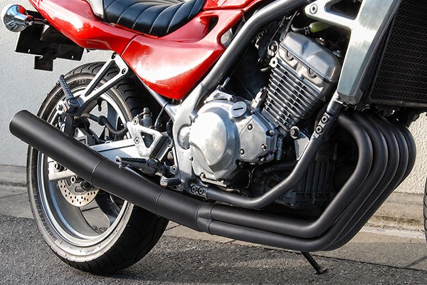 BALIUS(バリオス)1型80φ極太マフラーバズー管ブラック