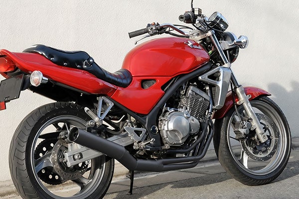 BALIUS(バリオス)1型80φ極太マフラーバズー管ブラック